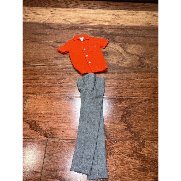 Vintage Ken Doll Going Bowling #1403 Red Shirt Gray Slacks Near Mint 1960's - Picture 1 of 5